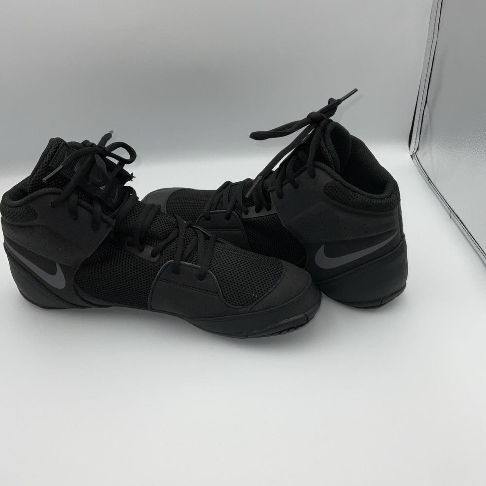 Nike Fury Wrestling Shoes Black Dark Grey Mens‎ Size 10 NWOB AO2416 010 - Picture 3 of 6